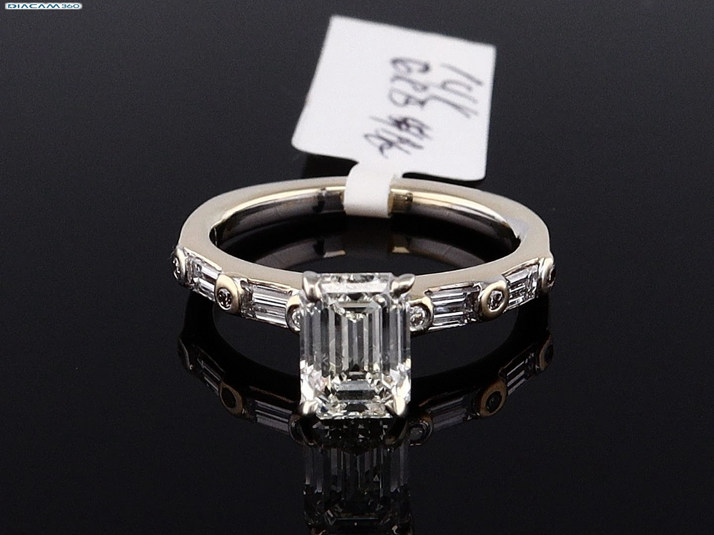 2.04ct Emerald Cut Ring