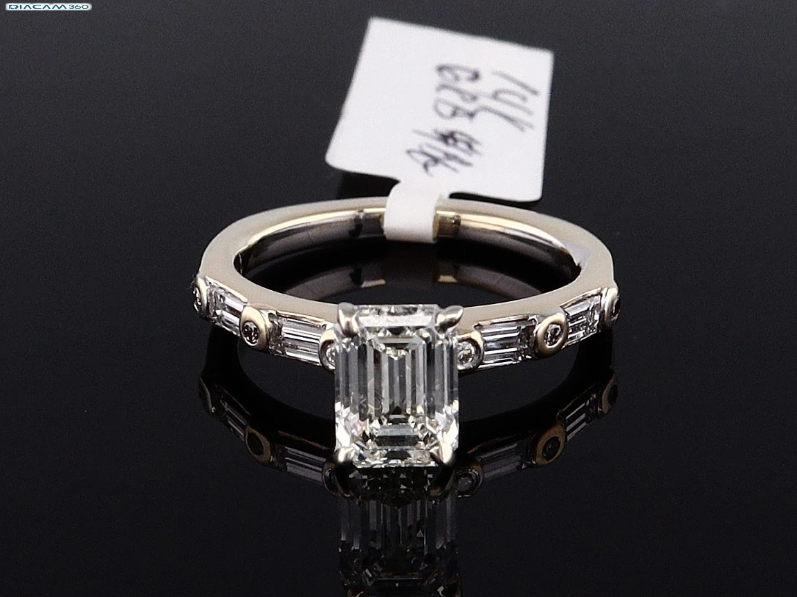2.04ct Emerald Cut Ring