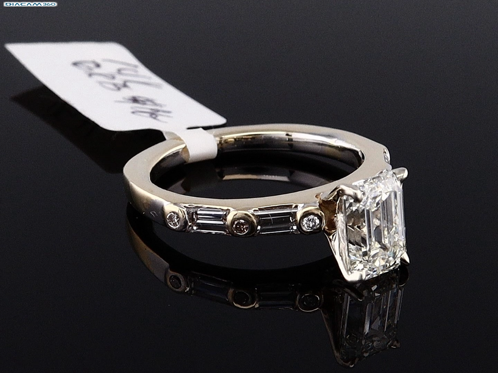 2.04ct Emerald Cut Ring