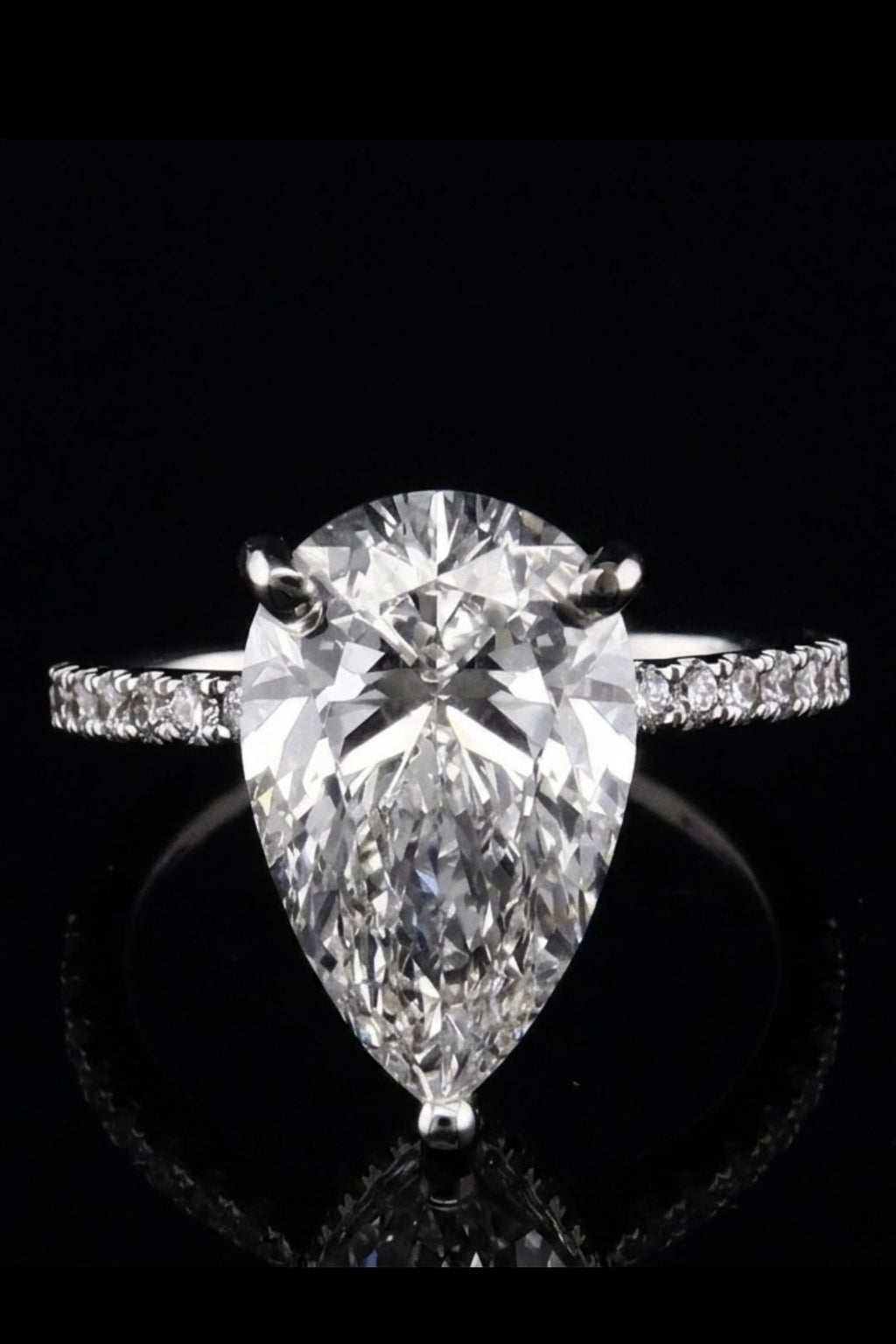 4.26ct Pear Shape Ring