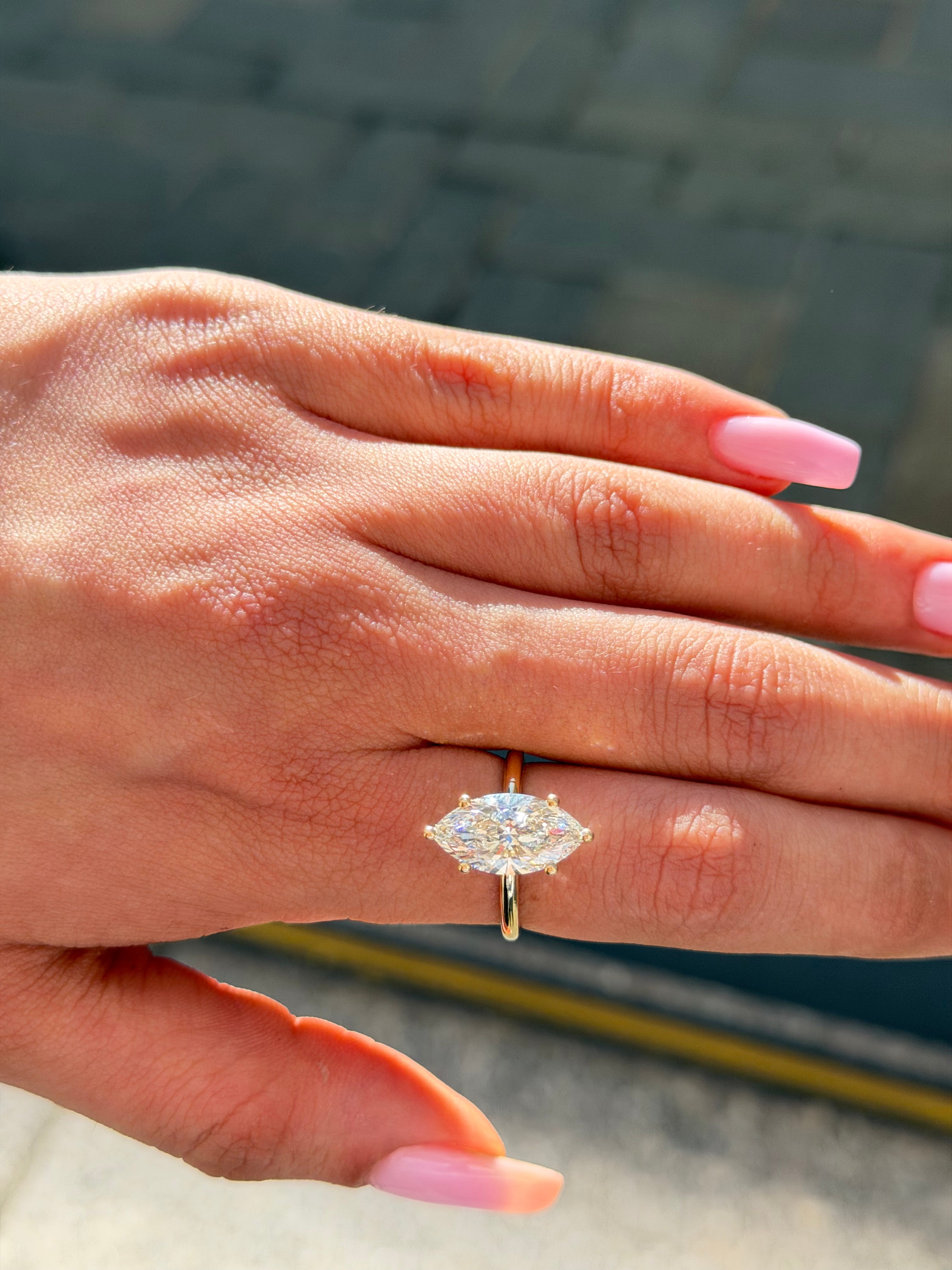 3.40 Marquise Diamond Ring