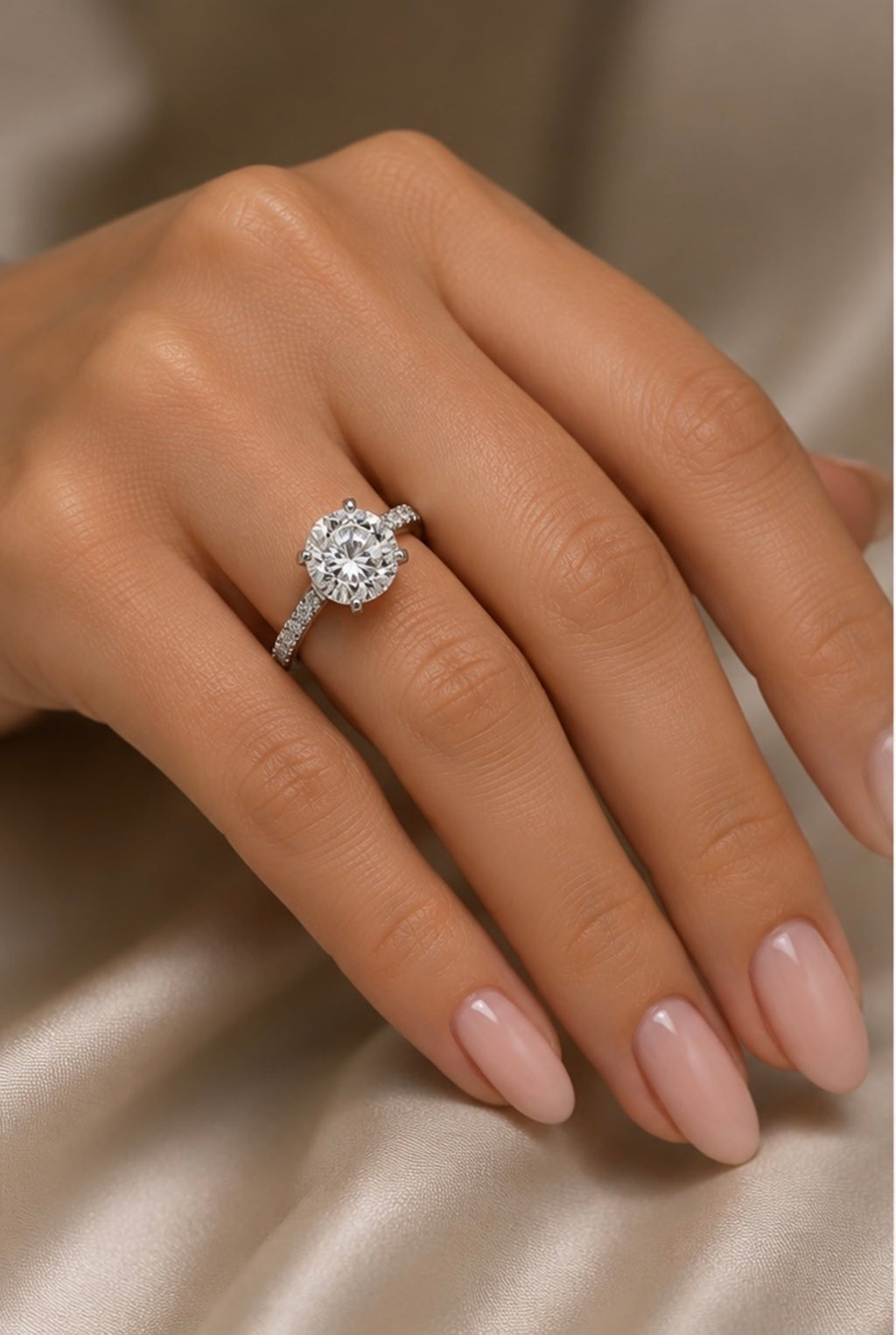 2.03 Round Lab Grown Ring