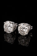 4.0ct Total Weight Lab Grown Earrings