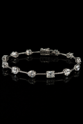 6.70ct Multi-Shape Lab Grown Tennis Bracelet