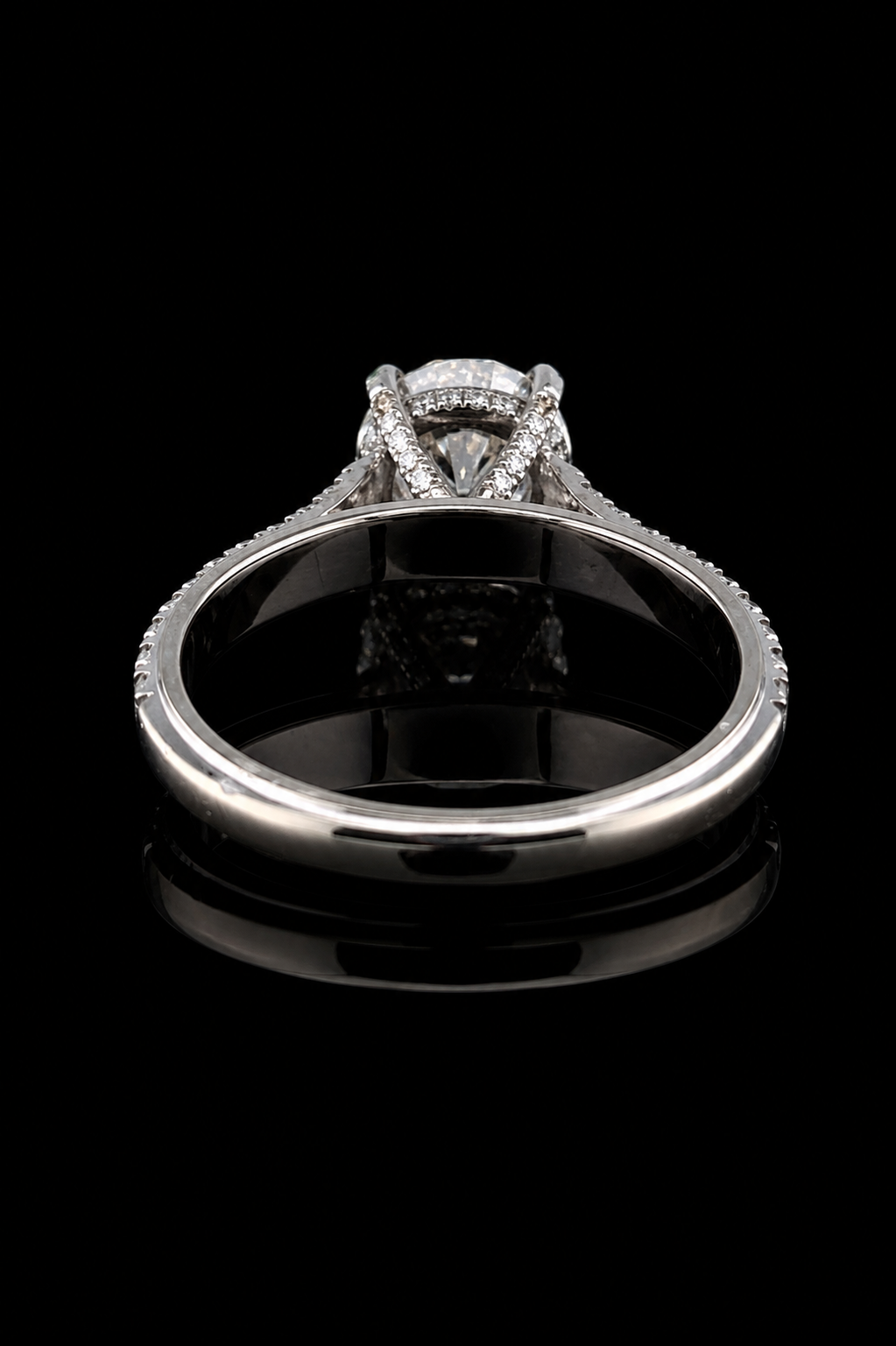 2.03ct Round Lab Grown Engagement Ring